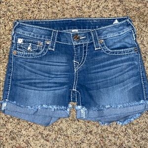 TRUE RELIGION DENIM SHORTS
